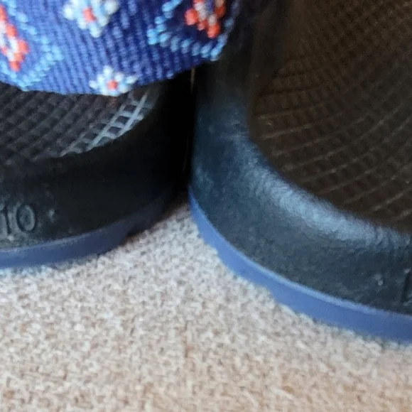 Chacos Womens ZX2 Women's Sport Classic Hiking Sandals Size 10 Blue and Orange - Picture 7 of 7